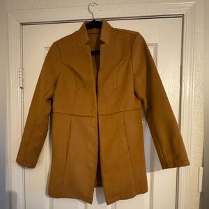 Brown suede blazer